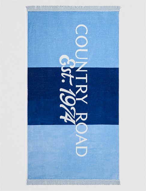 Verified Australian Cotton CR Est. 1974 Beach Towel