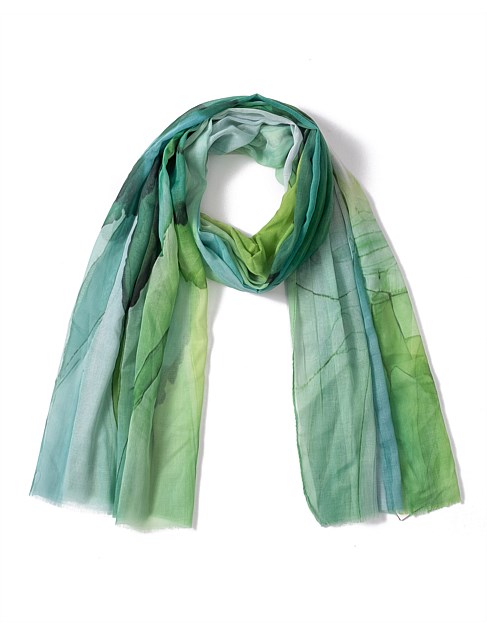 WATERCOLOUR OBLONG SCARF