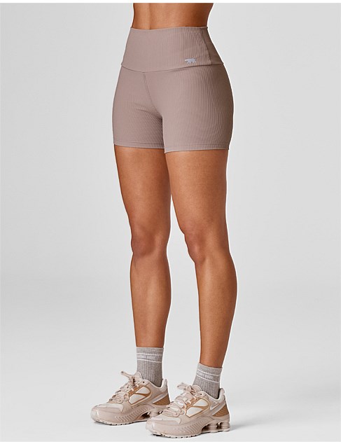 Werk It! Ribbed Bike Shorts 4"