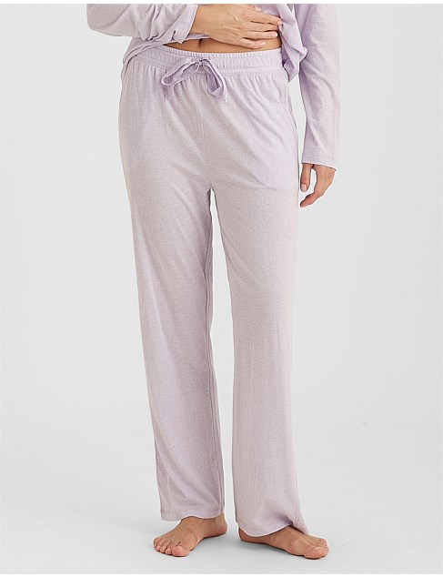 Jada Organic Cotton Knit Straight Leg Pant