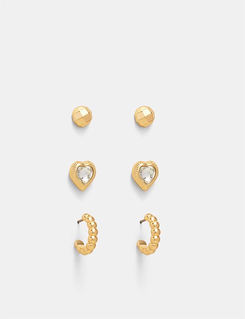 Discotheque Earrings Trio Set