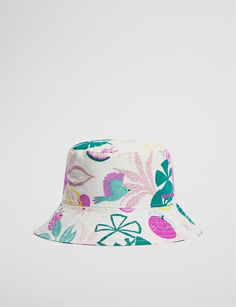 Organically Grown Cotton Paradise Bucket Hat