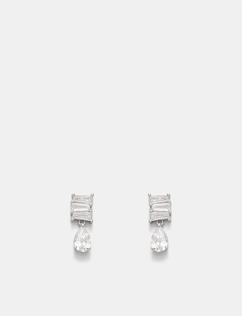 Enchantment Crystal Drop Stud Earrings