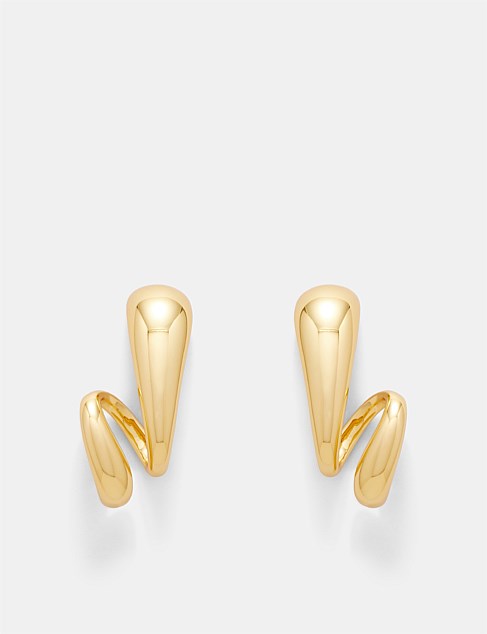 The Podium Twist Hoop Earrings