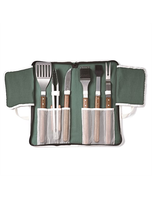 Avalon Green 6 Piece Basting & BBQ Tool Set