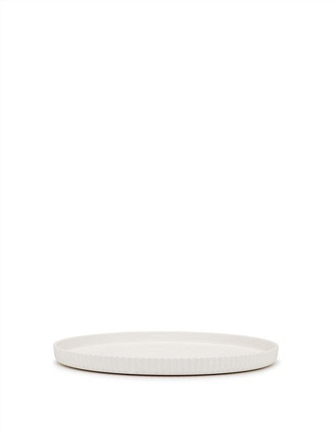 Avalon Fluted Melamine Dining Plate 25cm