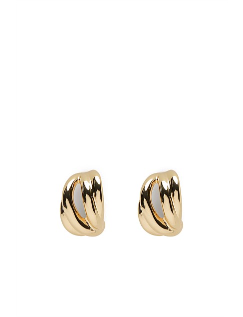 TWIST HOOPS EARRING