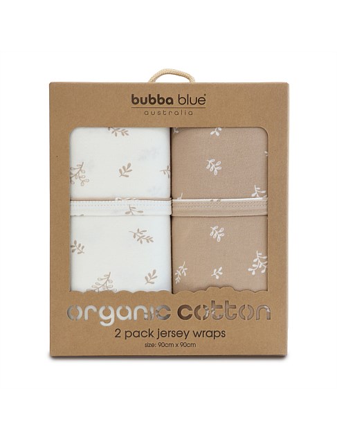 2PK ORGANIC COTTON JERSEY WRAPS