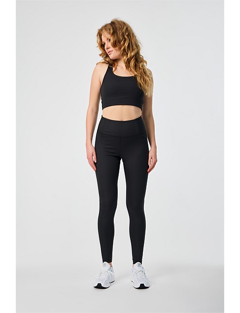 Compressive Rib High Rise Full Length Legging