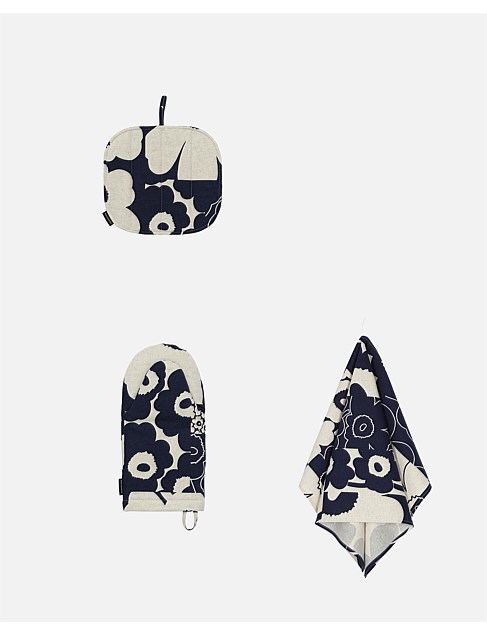 Unikko Kollaasi Kitchen Textile Set