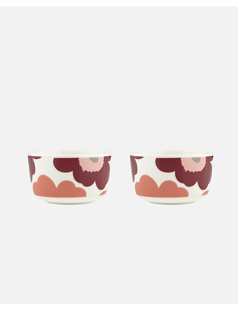 Oiva / Unikko Bowl 250ml Set of 2