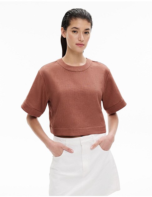 Linen Crop Popover