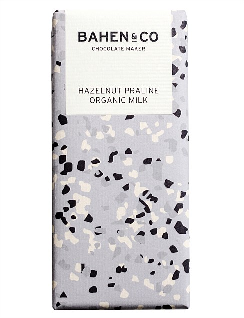 ORGANIC MILK CHOCOLATE - HAZELNUT PRALINE 75G