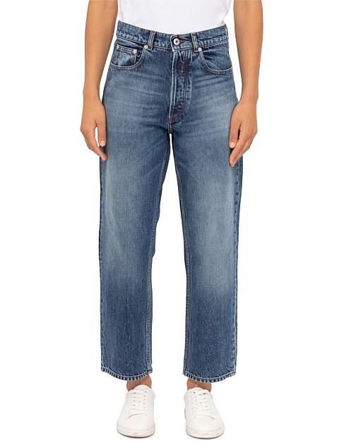 CROPPED STRAIGHT LEG JEANS