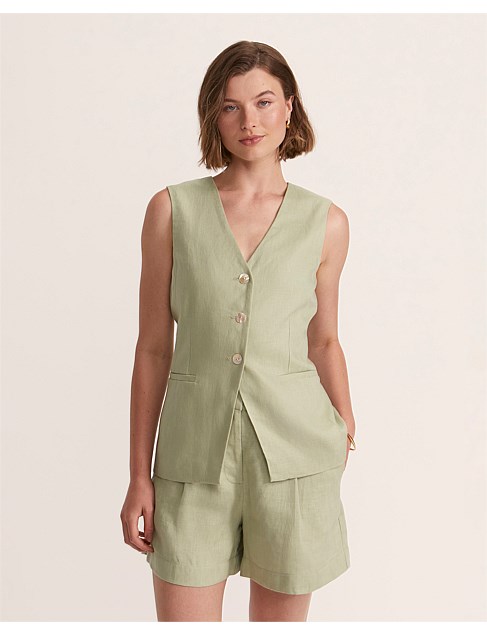 LILA LINEN VEST