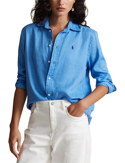 RELAXED FIT LINEN SHIRT