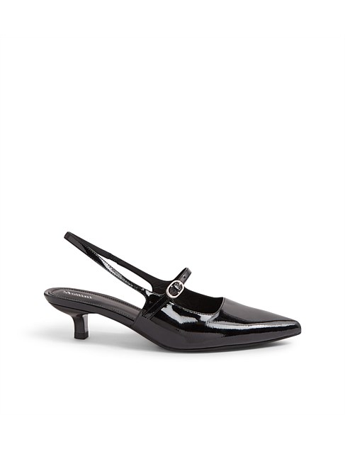 Candor Black Patent Leather Heels