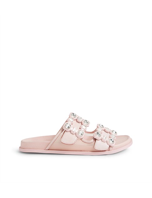 Toline New Pink Mesh Leather Sandals