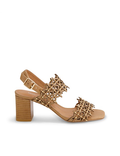 Jully Tan Leather Sandals