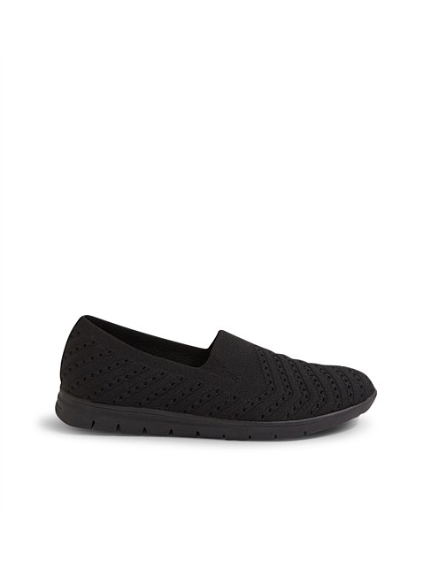 Gardi Black Knit Sneakers