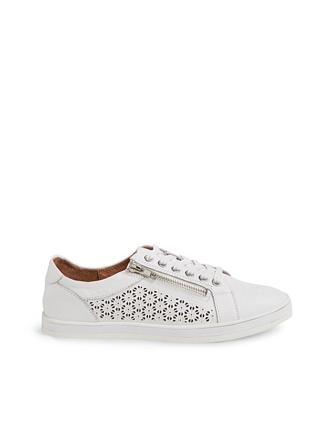 Apply White Leather Sneakers