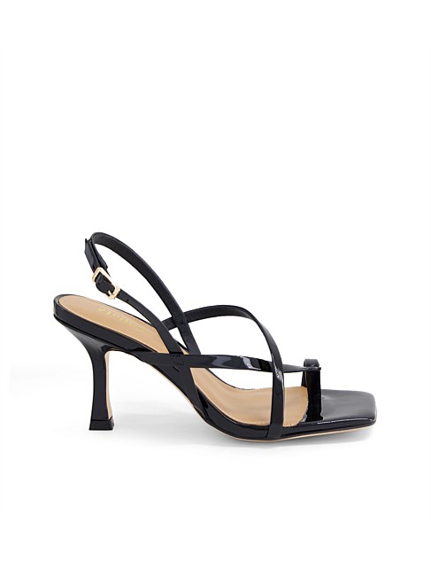 Witney Black Patent Leather Sandals