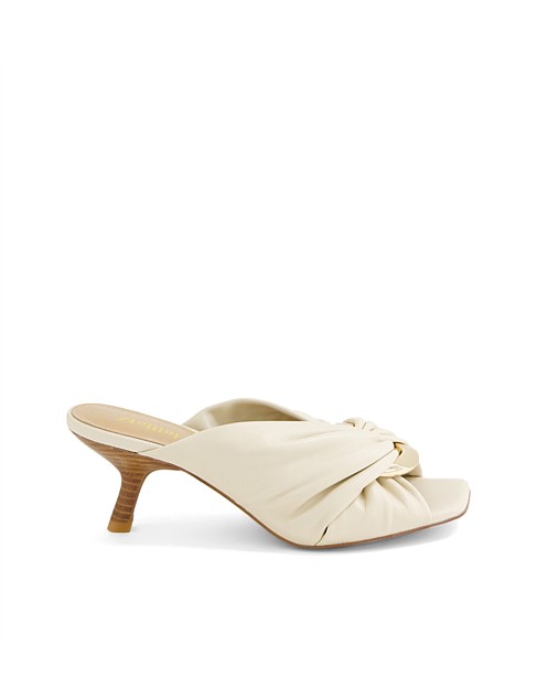 Halcyon Vanilla Leather Sandals