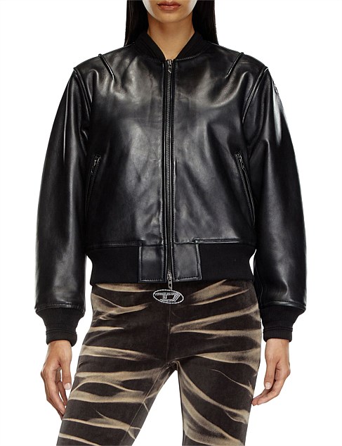 L-ILAN LEATHER BOMBER JACKET