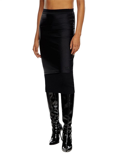 M-ROSSY FITTED MIDI SKIRT