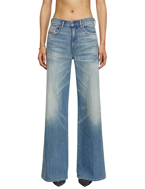 1978 D-AKEMI LOW WAIST WIDE LEG JEANS