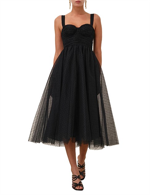 Tulle Midi Dress