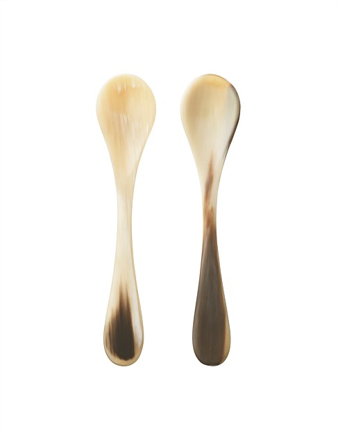 INDULGENCE CAVIAR SPOON HORN 2 PCS