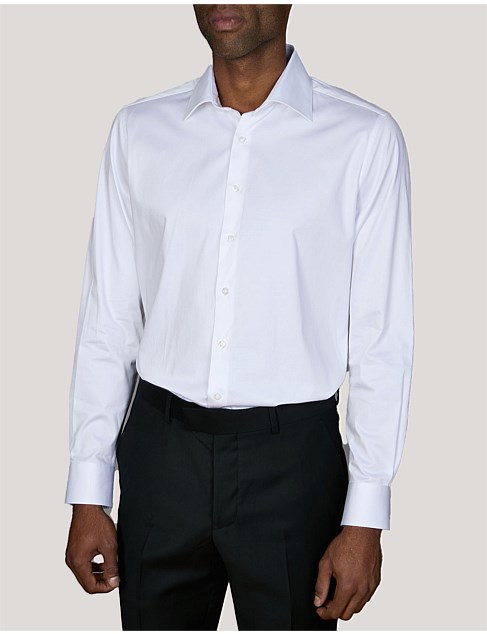 LS COCKTAIL STRTH SATEEN SHIRT