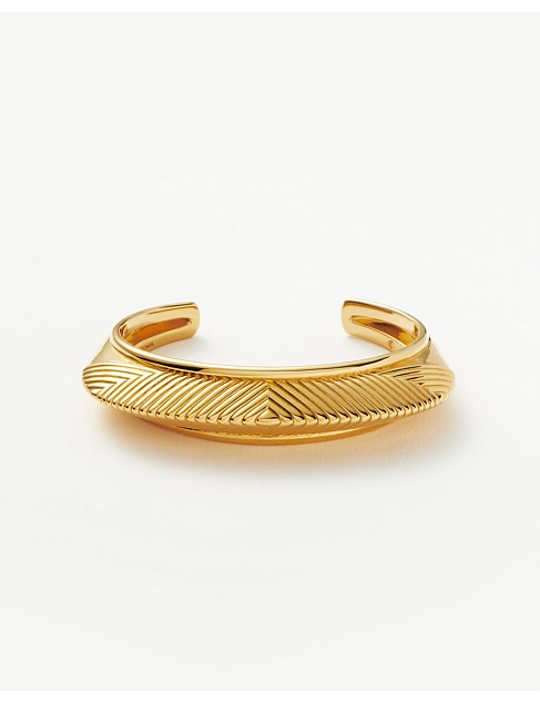 HERA RIDGED CUFF BRACELET