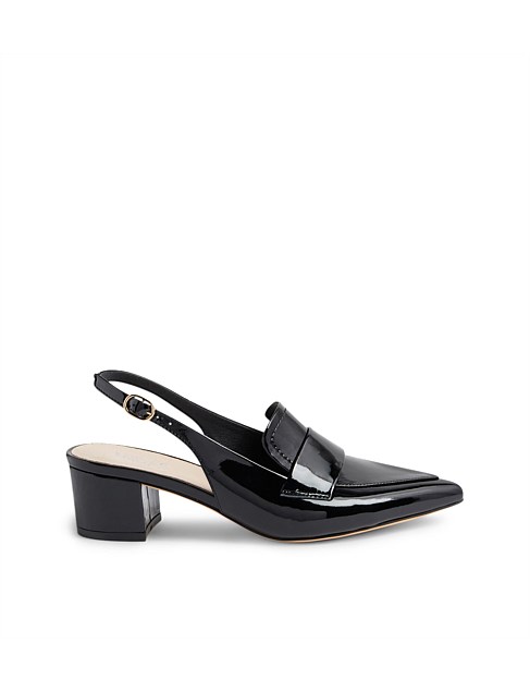 Adayl Black Patent Leather Heels