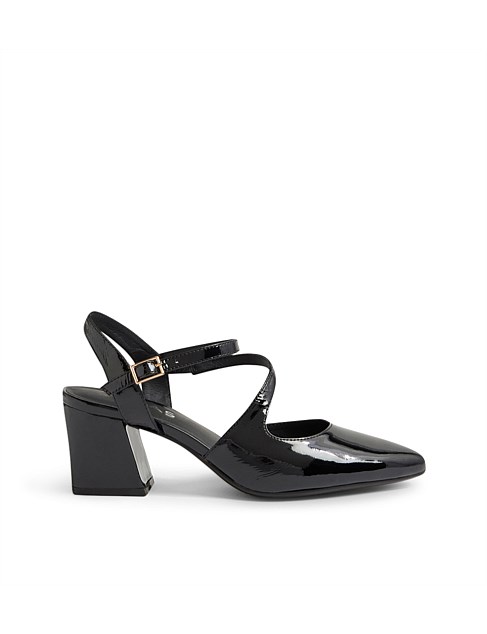 Marko Black Patent Leather Heels