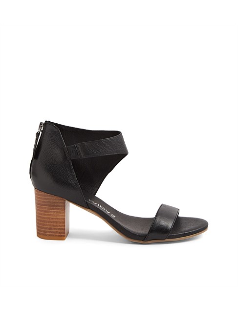 Seggy Black Natural Leather Sandals