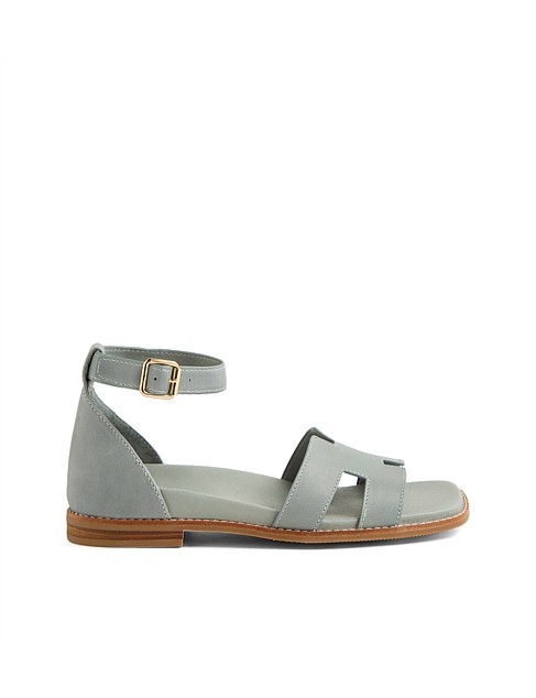 Effia Denim Leather Sandals