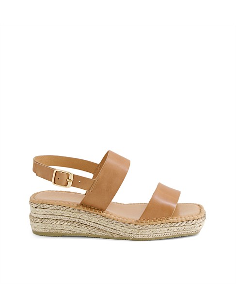 Yoona Tan Leather Espadrilles