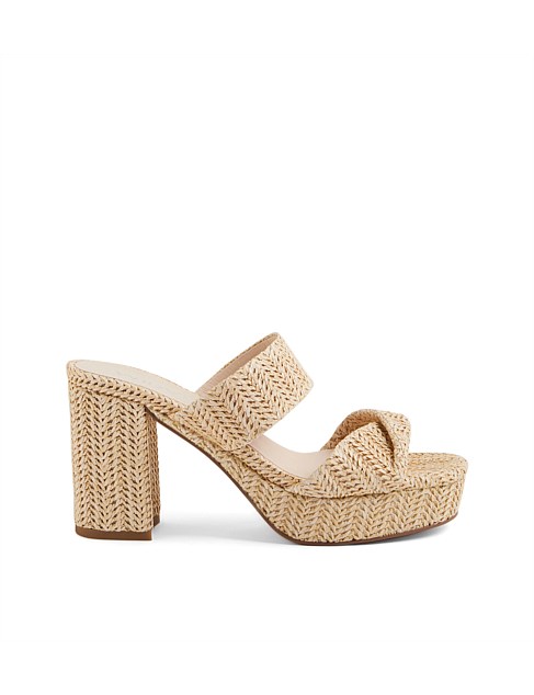 Vellys Natural Synthetic Raffia Sandals