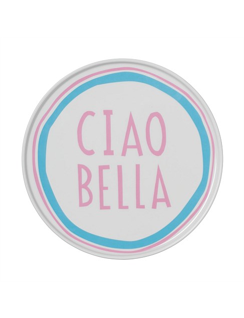 Ciao Bella Blue & Pink Plate 25cm