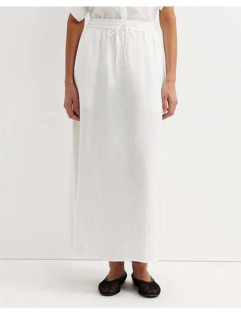 LULU LINEN MAXI SKIRT