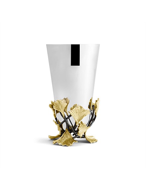 GOLDEN GINKGO MEDIUM VASE