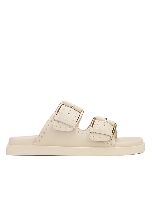 CAPRICE Vintage Ivory Leather Flatform