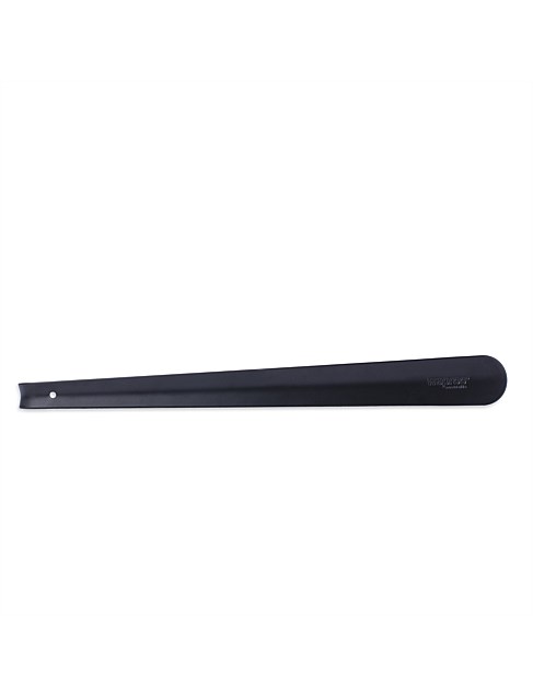 PLATINUM LONG MATT BLACK METAL SHOE HORN