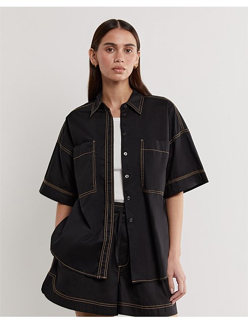 EDEN COTTON RELAXED SHIRT