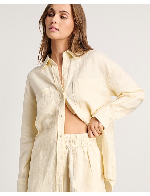 CINDY LINEN OVERSIZED SHIRT