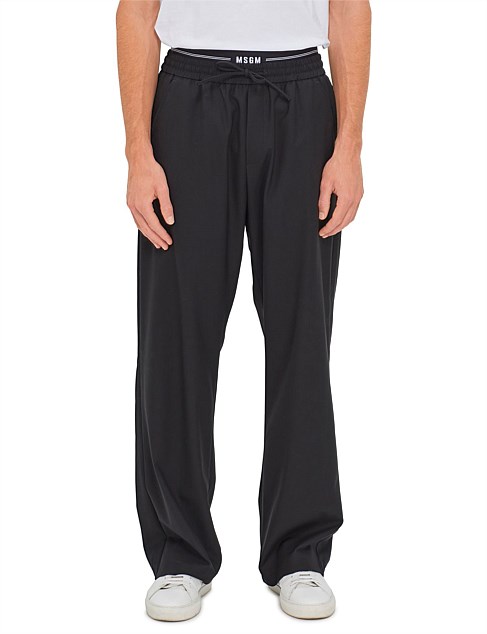 MSGM WAIST BAND LOGO PANT