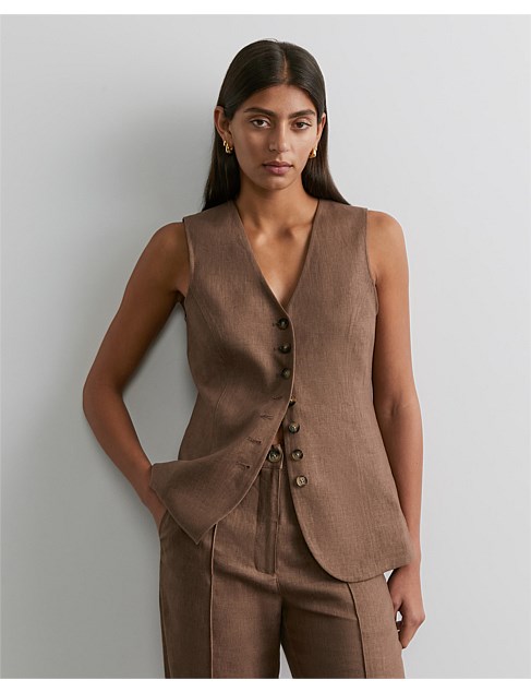 KAYLA LINEN VEST