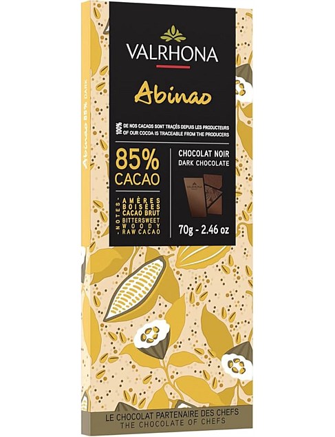 VALRHONA ABINAO 85% 70G